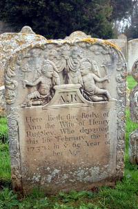 Ann Rugely's gravestone March 2007